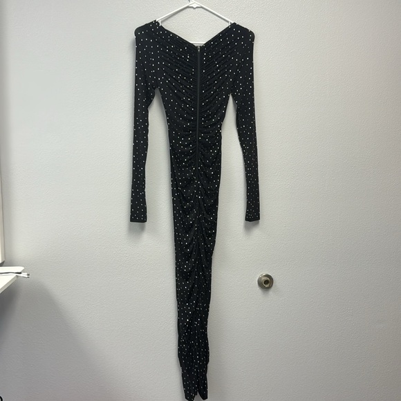 Crystal-embellished cutout jersey midi dress - Picture 10 of 10